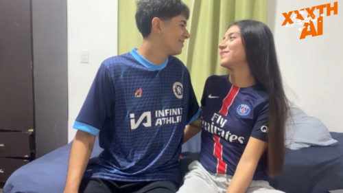 ANDYHORNYY หนุ่มเชลซีชนะ กับ สาวปารีแซ็งแฌร์ นั่งเชียร์ทีมรักใครเเพ้โดนเย็ด